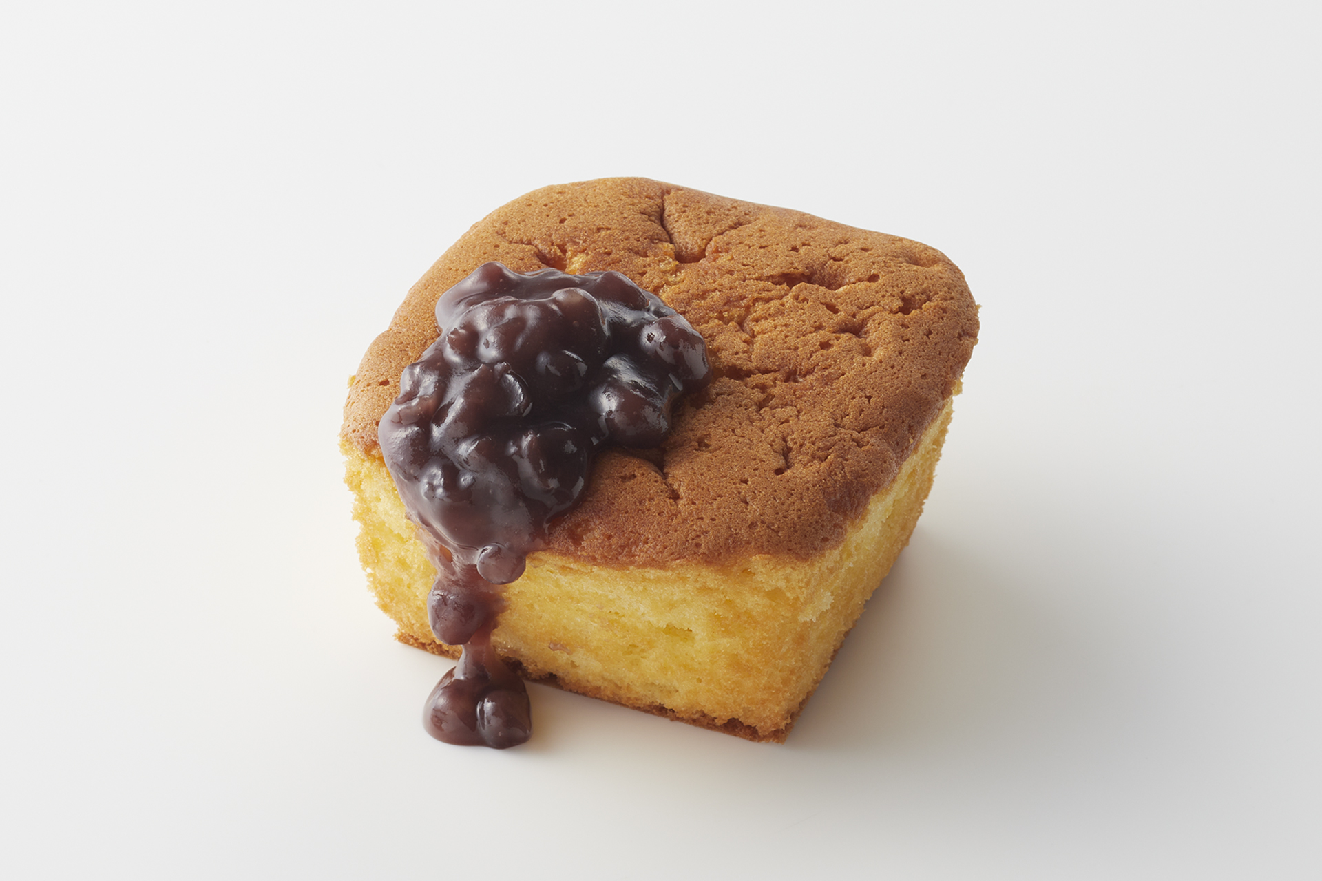 たねやカステラ（餡をかけて楽しむカステラ）